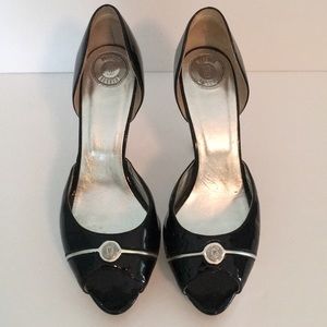 100% Authentic Versace Peep Toe Heels